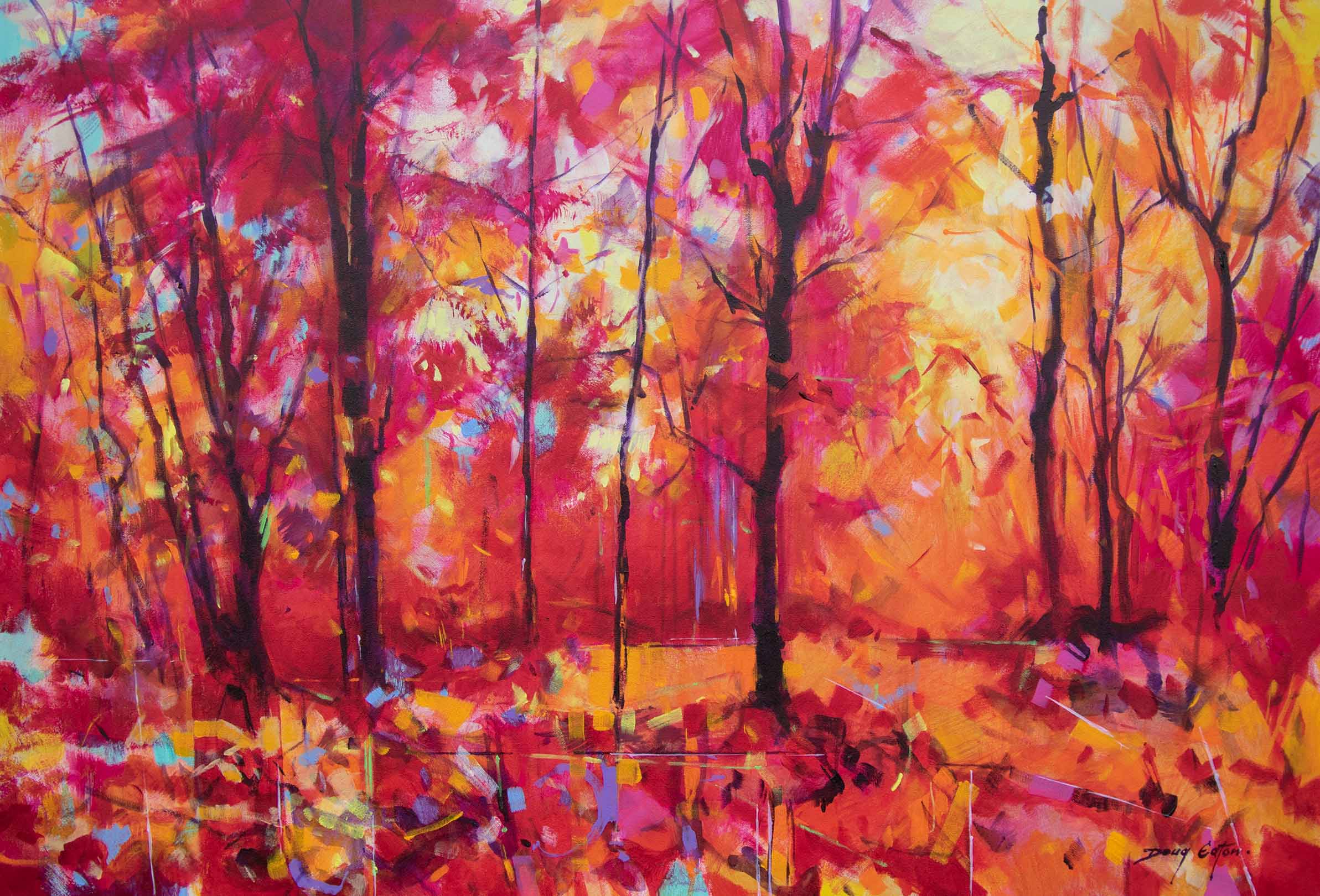 woodland-painting-forest-of-dean
